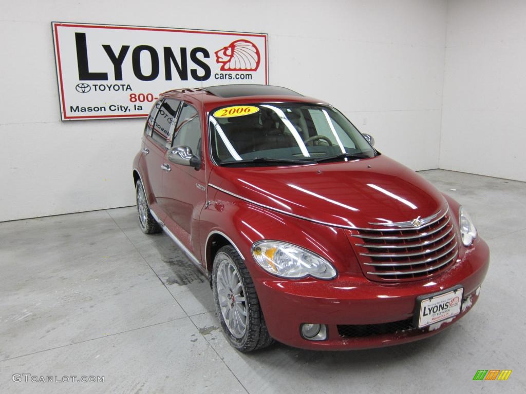 2006 PT Cruiser GT - Inferno Red Crystal Pearl / Pastel Pebble Beige photo #27