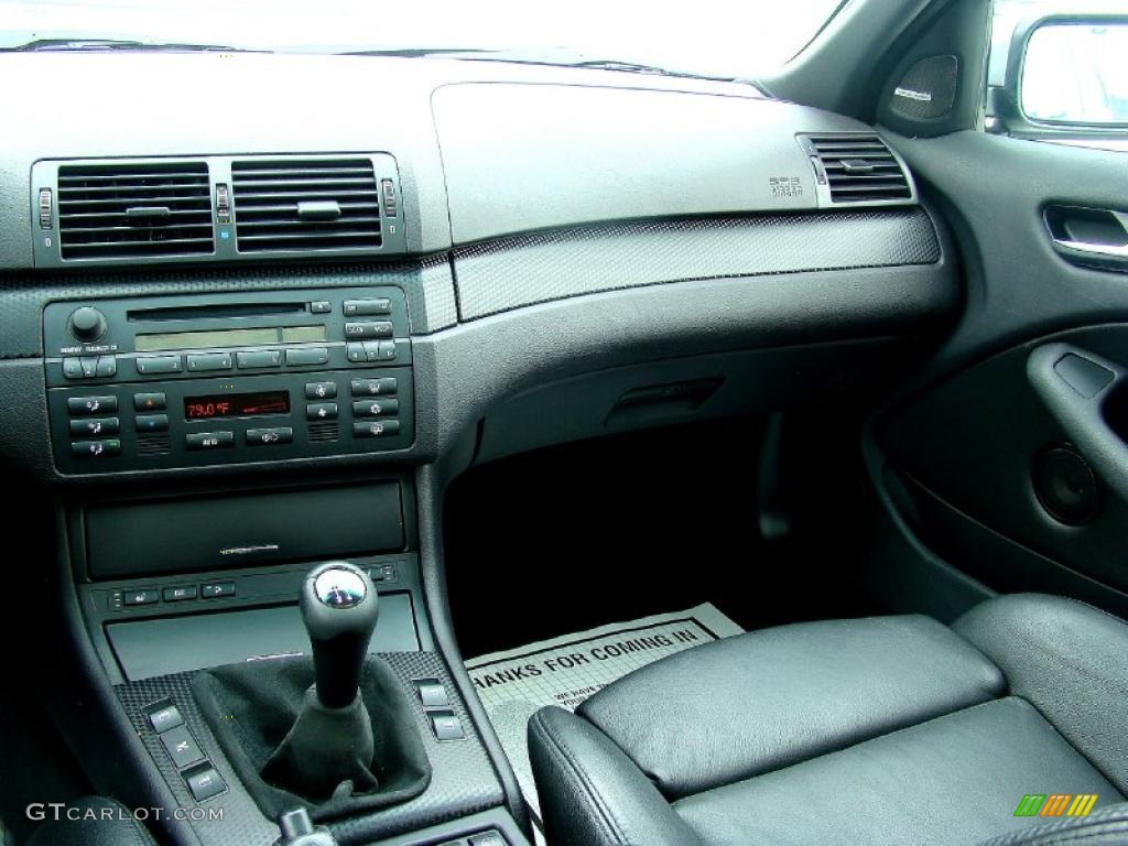 2004 3 Series 330i Sedan - Silver Grey Metallic / Black photo #44