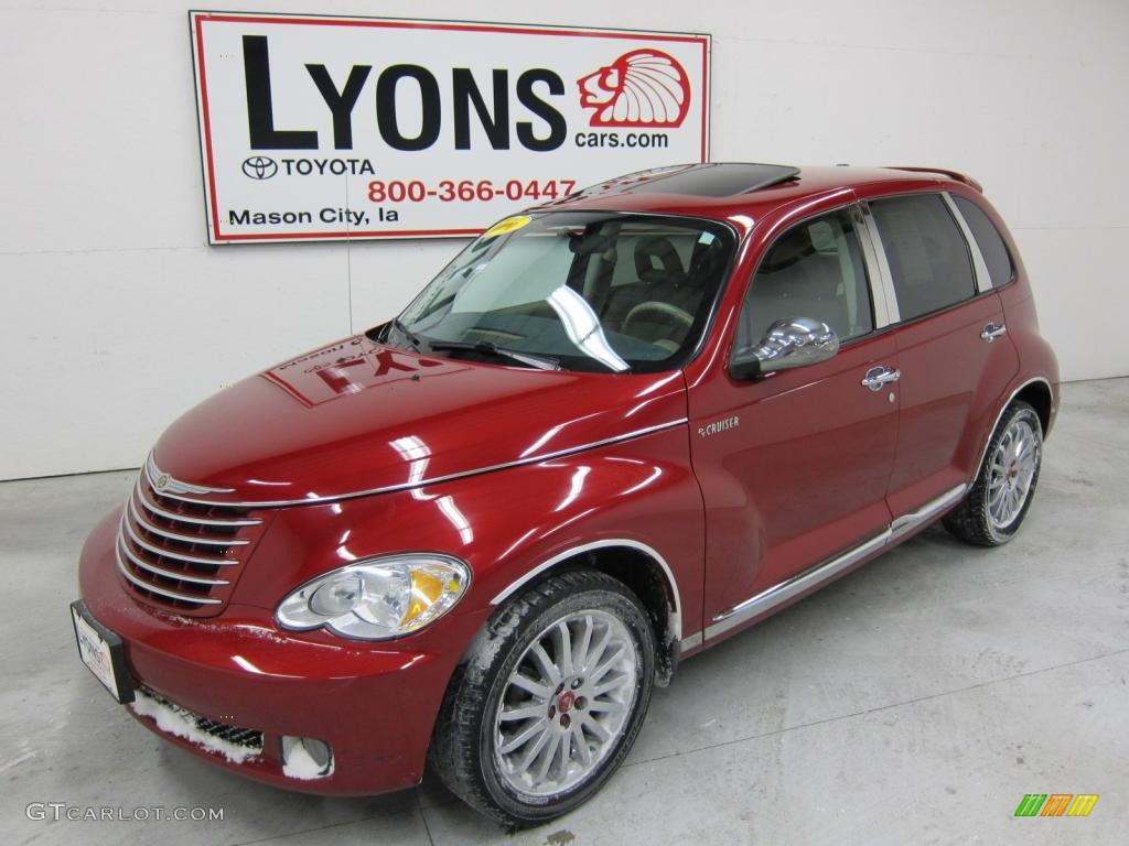 2006 PT Cruiser GT - Inferno Red Crystal Pearl / Pastel Pebble Beige photo #28