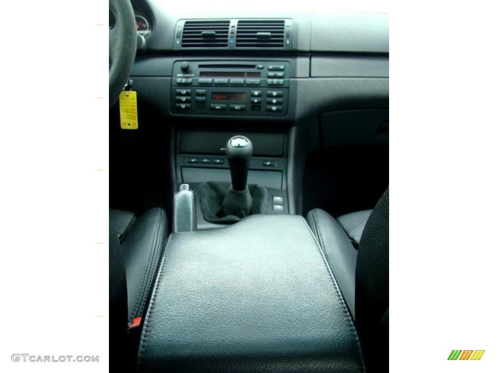 2004 3 Series 330i Sedan - Silver Grey Metallic / Black photo #46