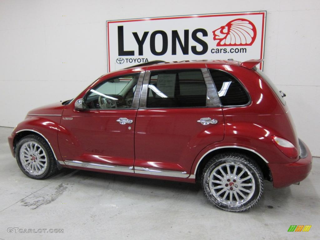 2006 PT Cruiser GT - Inferno Red Crystal Pearl / Pastel Pebble Beige photo #30