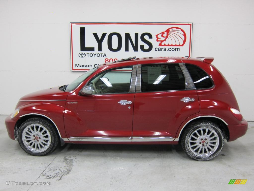 2006 PT Cruiser GT - Inferno Red Crystal Pearl / Pastel Pebble Beige photo #31