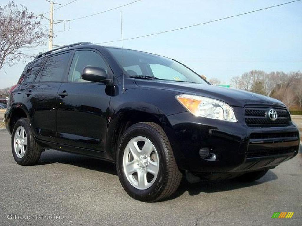 2007 RAV4 4WD - Black / Black photo #1