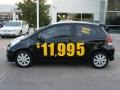 2009 Black Sand Pearl Toyota Yaris S 3 Door Liftback  photo #2