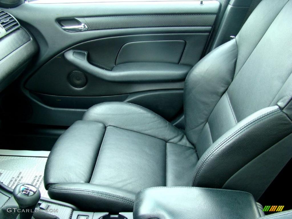 2004 3 Series 330i Sedan - Silver Grey Metallic / Black photo #51