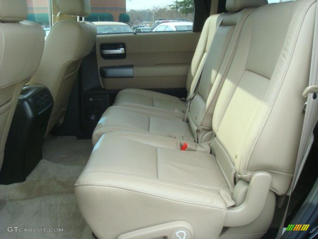 Sand Beige Interior 2010 Toyota Sequoia Limited 4WD Photo #44657901