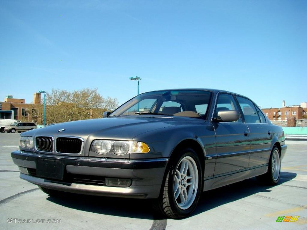 2001 7 Series 740iL Sedan - Stratus Metallic / Sand Beige photo #3