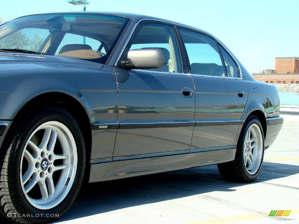 2001 7 Series 740iL Sedan - Stratus Metallic / Sand Beige photo #5