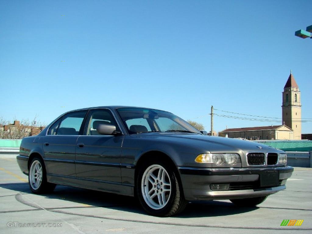2001 7 Series 740iL Sedan - Stratus Metallic / Sand Beige photo #9