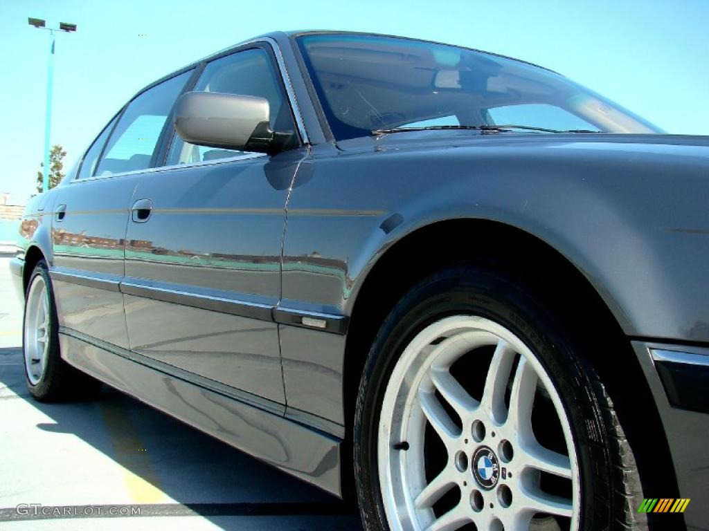 2001 7 Series 740iL Sedan - Stratus Metallic / Sand Beige photo #10