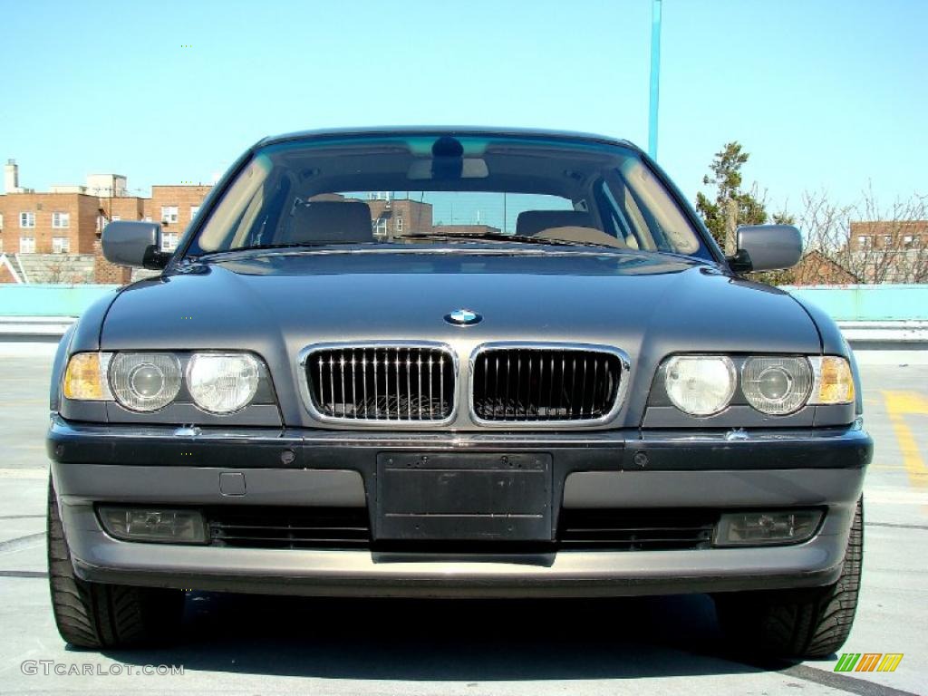 2001 7 Series 740iL Sedan - Stratus Metallic / Sand Beige photo #12