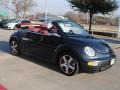 Front 3/4 View of 2005 New Beetle Dark Flint Edition Convertible