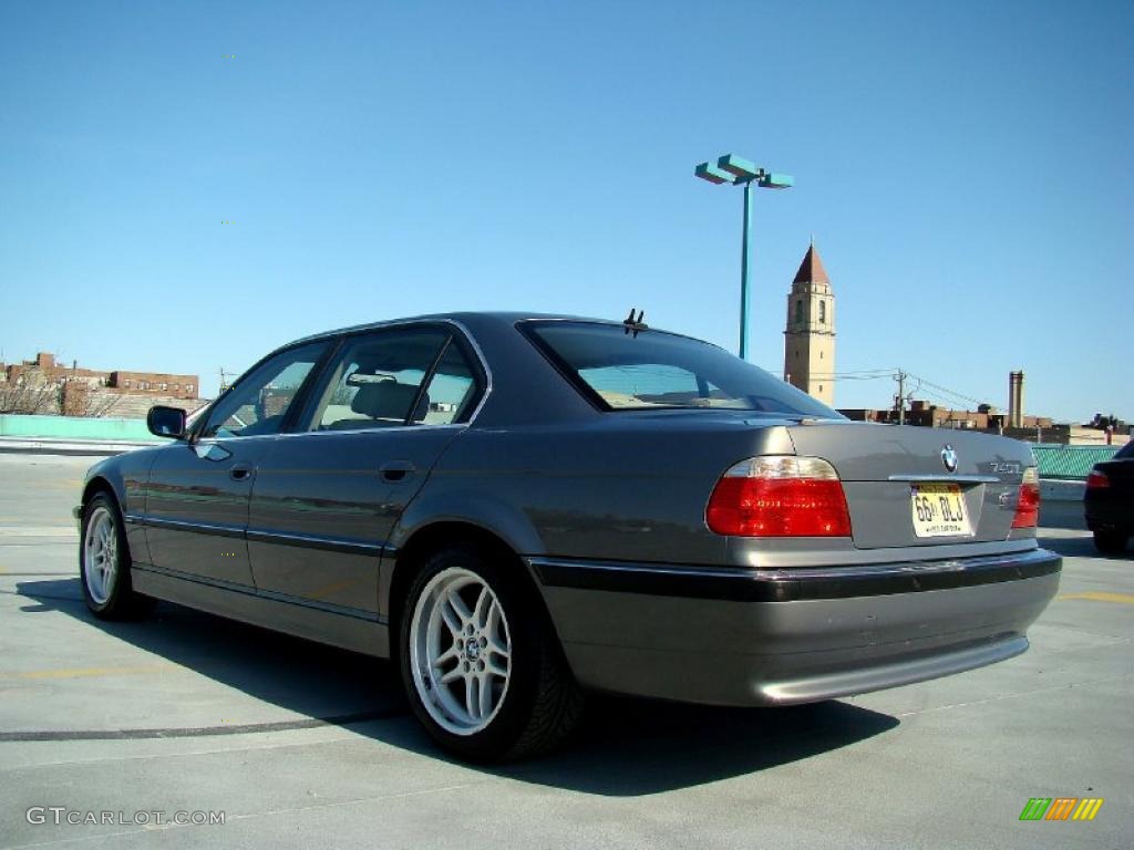 2001 7 Series 740iL Sedan - Stratus Metallic / Sand Beige photo #18