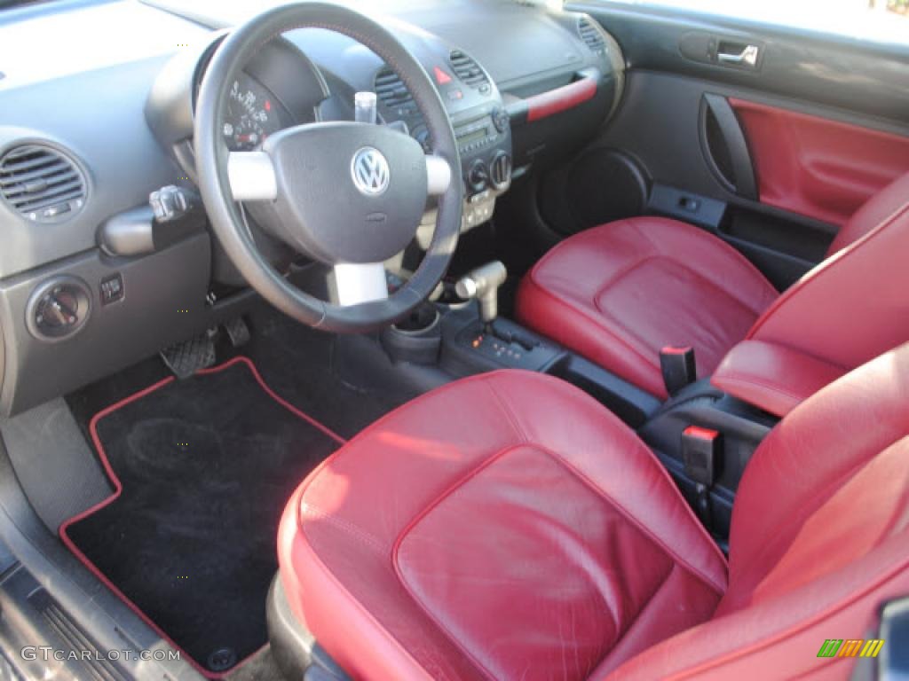 2005 New Beetle Dark Flint Edition Convertible - Dark Flint Metallic / Bordeaux Red photo #9