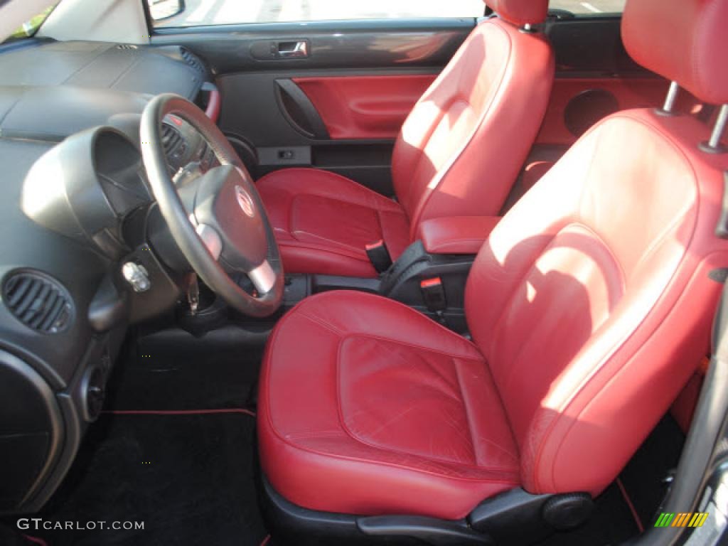 2005 New Beetle Dark Flint Edition Convertible - Dark Flint Metallic / Bordeaux Red photo #10