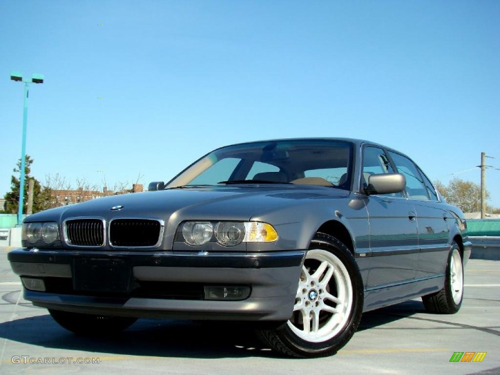 2001 7 Series 740iL Sedan - Stratus Metallic / Sand Beige photo #27