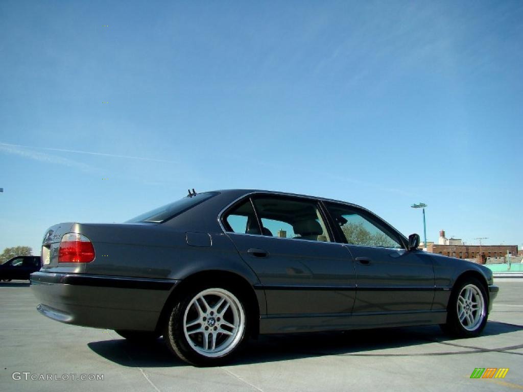 2001 7 Series 740iL Sedan - Stratus Metallic / Sand Beige photo #31