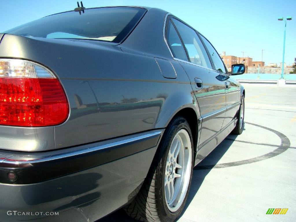2001 7 Series 740iL Sedan - Stratus Metallic / Sand Beige photo #33