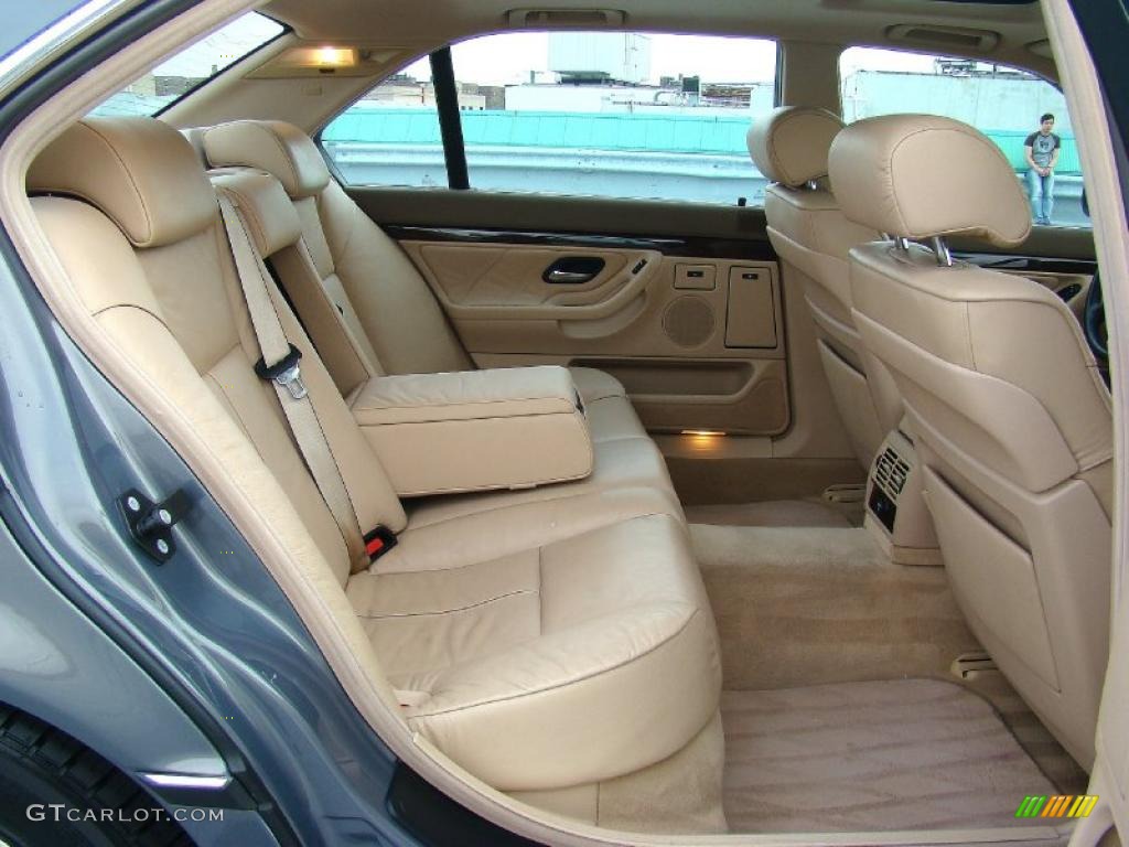 2001 7 Series 740iL Sedan - Stratus Metallic / Sand Beige photo #46