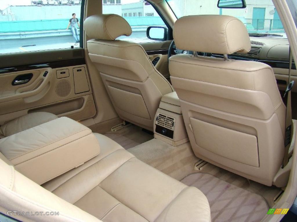 2001 7 Series 740iL Sedan - Stratus Metallic / Sand Beige photo #48