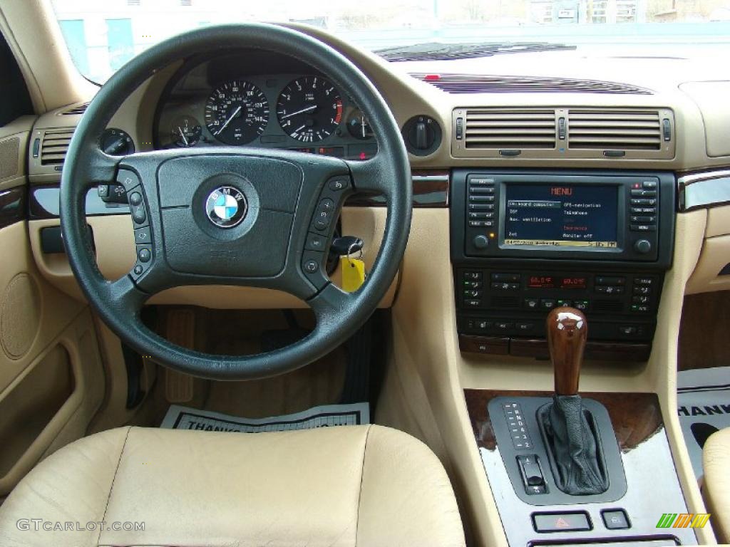 2001 7 Series 740iL Sedan - Stratus Metallic / Sand Beige photo #58