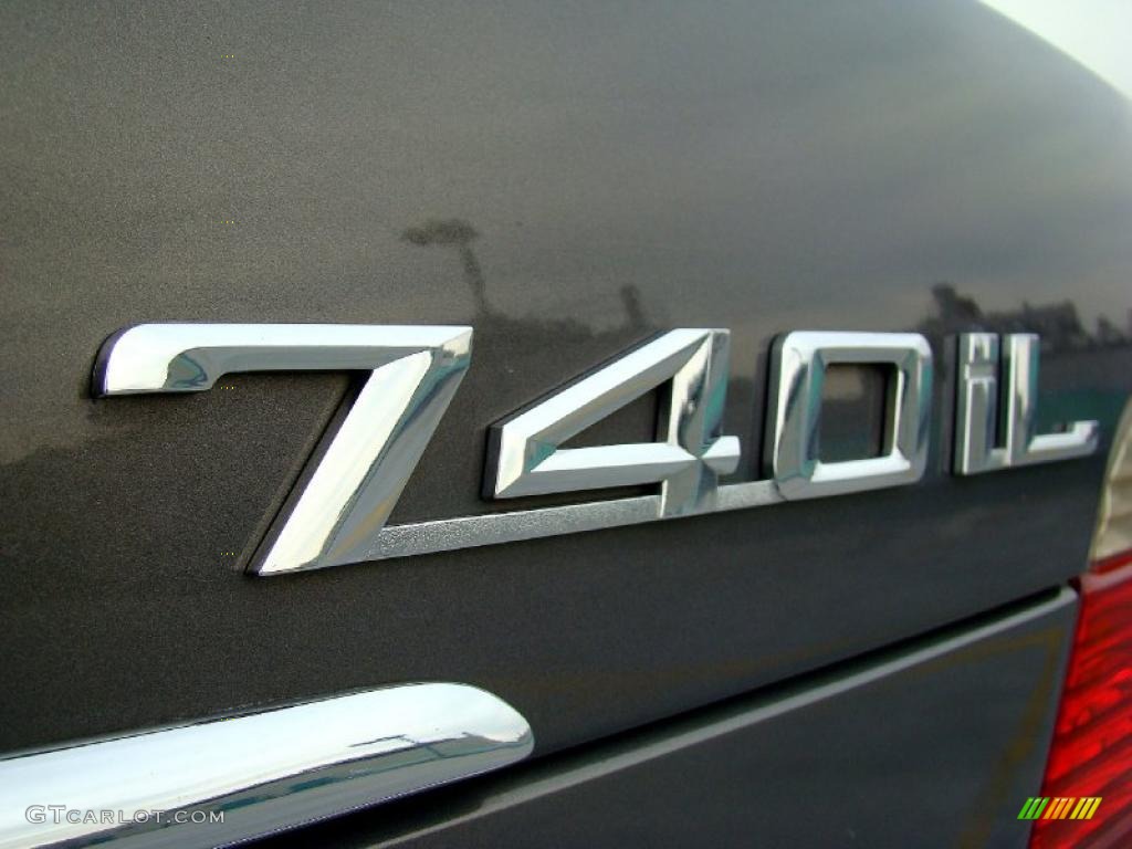 2001 7 Series 740iL Sedan - Stratus Metallic / Sand Beige photo #65