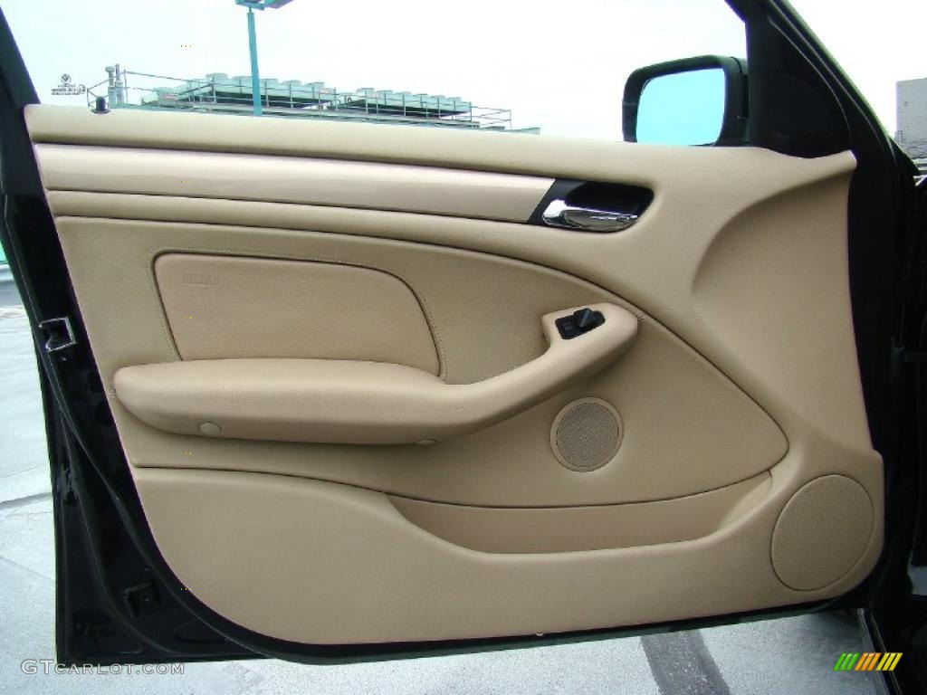 1999 BMW 3 Series 323i Sedan Sand Door Panel Photo #44660447