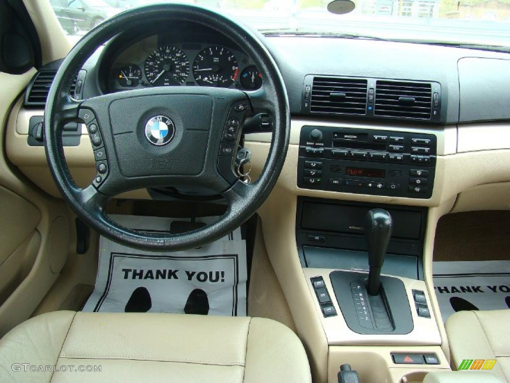 1999 BMW 3 Series 323i Sedan Sand Dashboard Photo #44660811