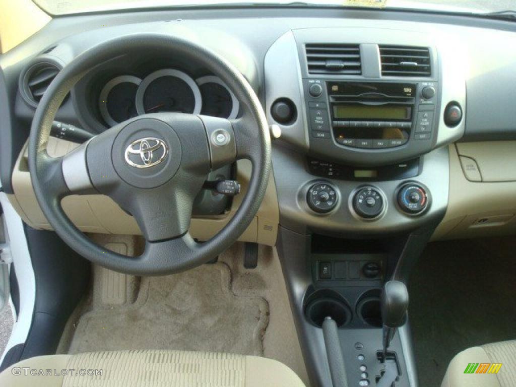 2010 Toyota RAV4 I4 Sand Beige Dashboard Photo #44661599