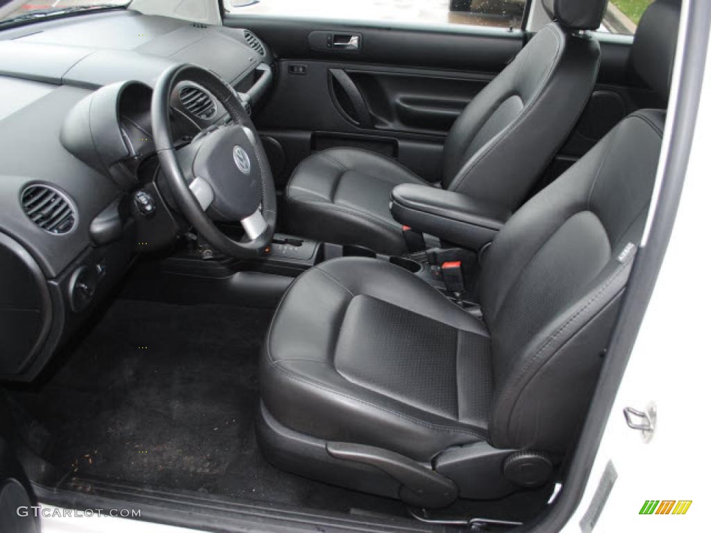 Black Interior 2009 Volkswagen New Beetle 2.5 Coupe Photo #44661771