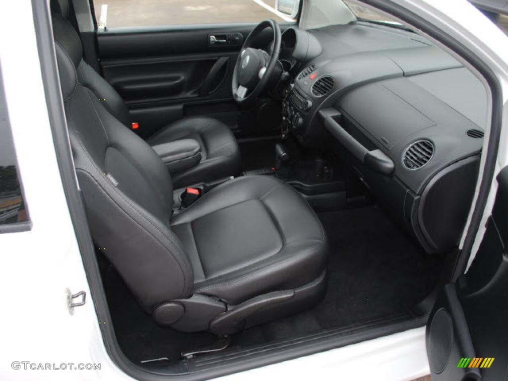 Black Interior 2009 Volkswagen New Beetle 2.5 Coupe Photo #44661871