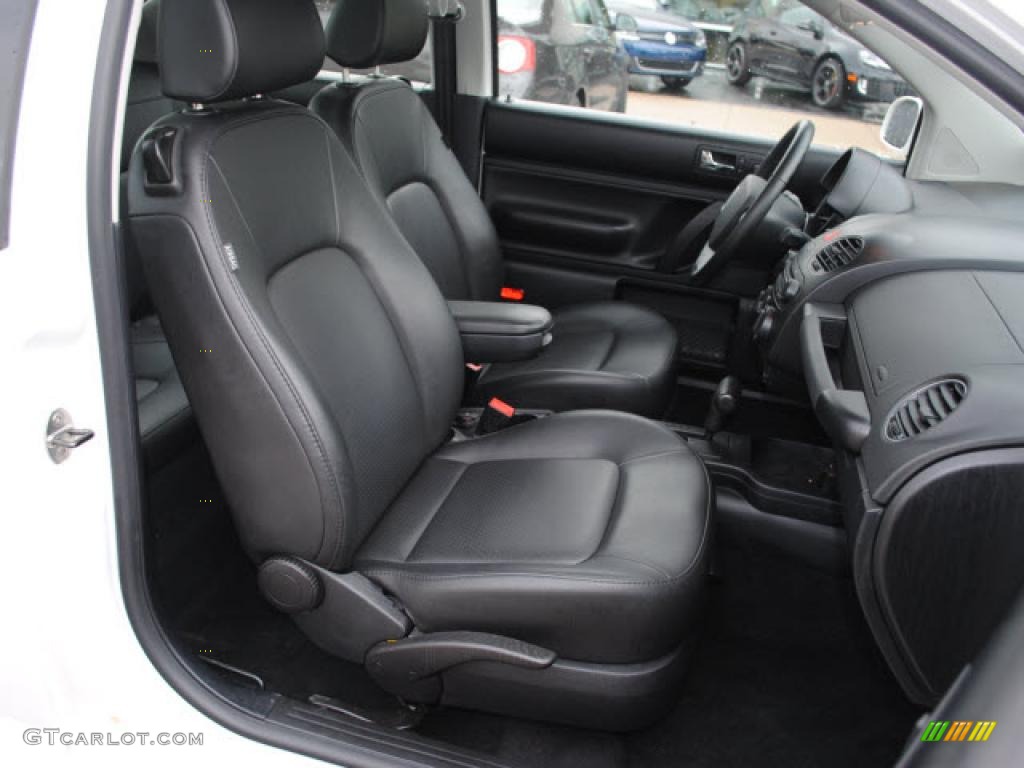 Black Interior 2009 Volkswagen New Beetle 2.5 Coupe Photo #44661887