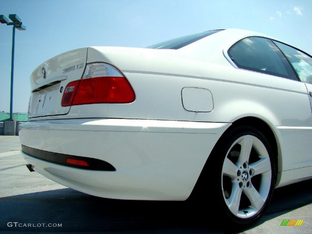 2004 3 Series 325i Coupe - Alpine White / Black photo #15