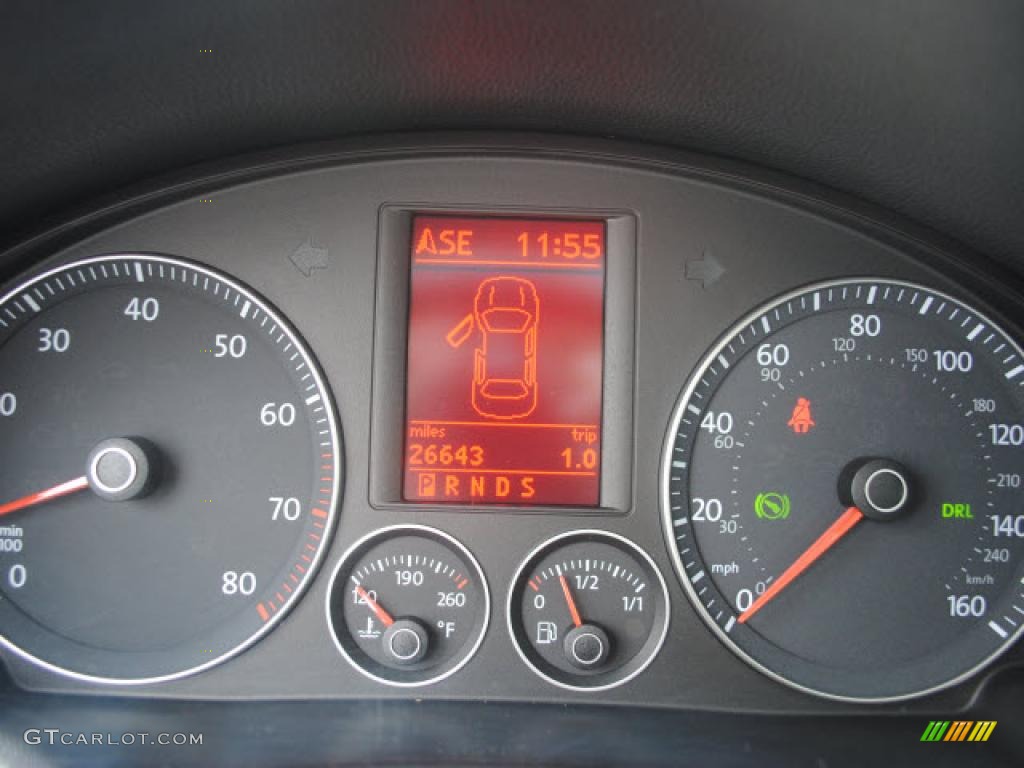 2008 Volkswagen Eos Lux Gauges Photo #44662923