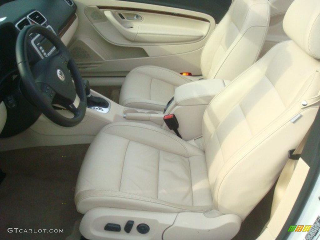 Cornsilk Beige Interior 2007 Volkswagen Eos 2.0T Photo #44663507