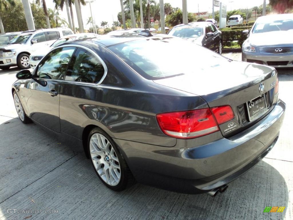 2008 3 Series 328i Coupe - Sparkling Graphite Metallic / Black photo #9