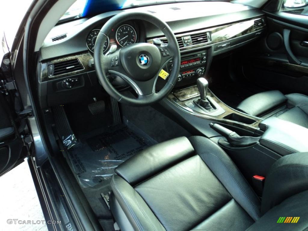 Black Interior 2008 BMW 3 Series 328i Coupe Photo #44663795