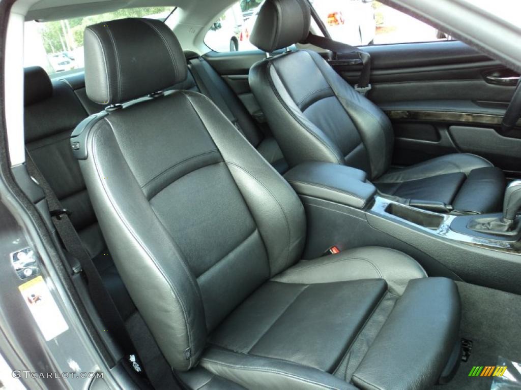2008 3 Series 328i Coupe - Sparkling Graphite Metallic / Black photo #20