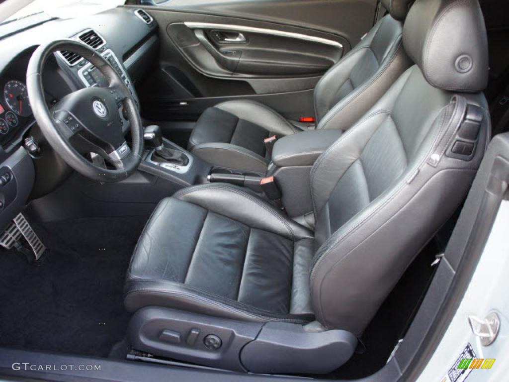 Titan Black Interior 2007 Volkswagen Eos 3.2 Photo #44663992