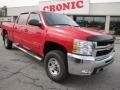 2008 Victory Red Chevrolet Silverado 2500HD LT Crew Cab  photo #1