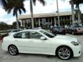 Moonlight White 2009 Infiniti M 35 S Sedan