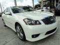 2009 Moonlight White Infiniti M 35 S Sedan  photo #2