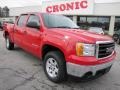 2007 Fire Red GMC Sierra 1500 SLE Crew Cab  photo #1