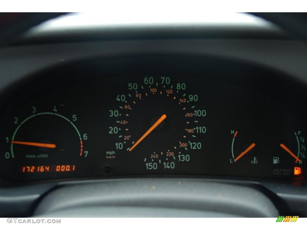 1996 Saab 900 S Coupe Gauges Photo #44666319