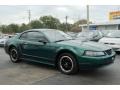 Amazon Green Metallic 2000 Ford Mustang V6 Coupe Exterior
