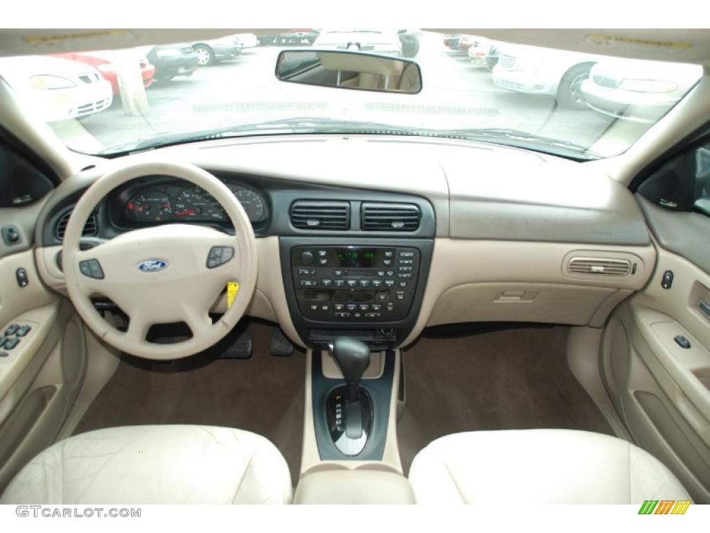 2000 Taurus SEL - Vibrant White / Medium Parchment photo #10