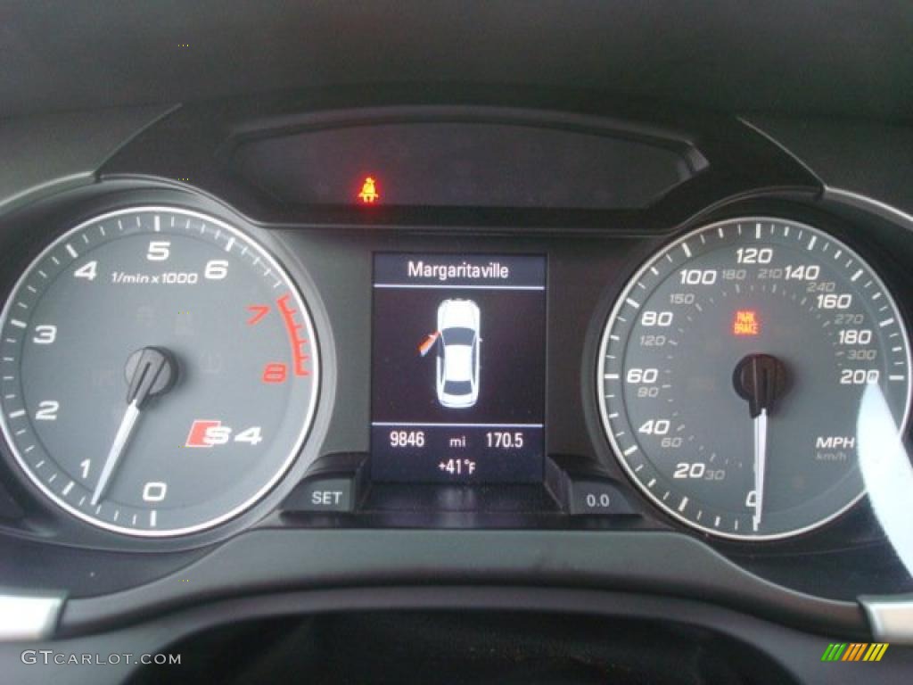 2010 Audi S4 3.0 quattro Sedan Gauges Photo #44667179