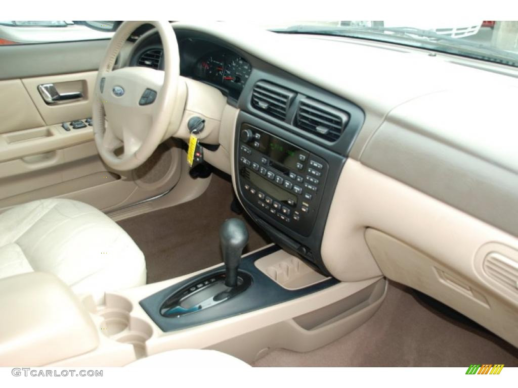 2000 Taurus SEL - Vibrant White / Medium Parchment photo #19