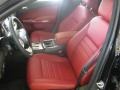 Black/Radar Red Interior Photo for 2011 Dodge Charger #44668119
