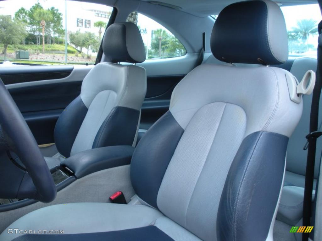 Ash/Blue Interior 2001 Mercedes-Benz CLK 430 Coupe Photo #44670619